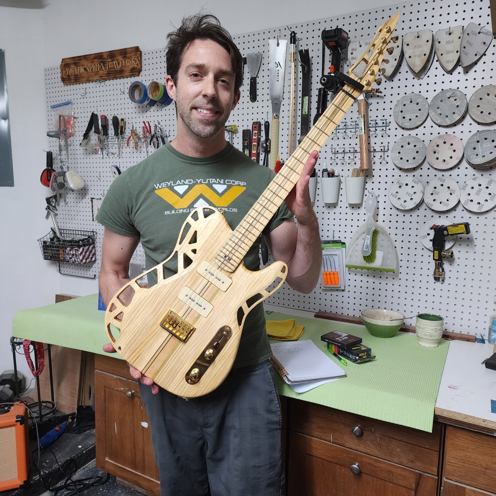 Chambered Guitars Now Available.  Build Video on&nbsp;Insta